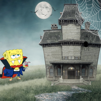 SpongBob Nick Haunted House Builder