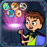 Ben 10 Halloween Bubble Shooter